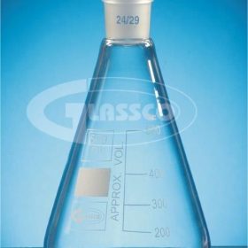 Erlenmeyers x 500 ml con esmeril 29/42